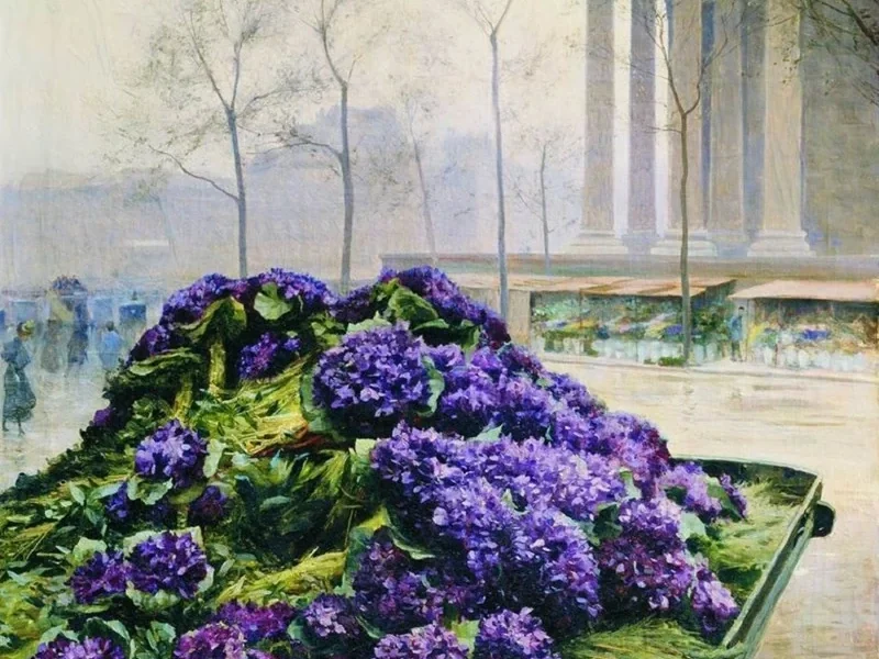 1854-Iosif Evstaf'evič Kračkovskij - Violette di Nizza